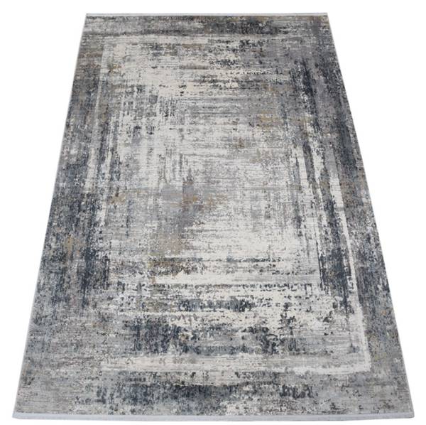 Wohnzimmerteppich BRODERIE Grau - Tiefe: 240 cm