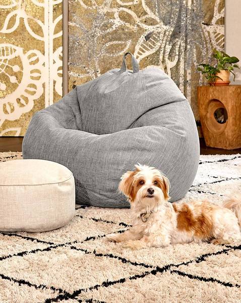 Indoor Sitzsack "Home Linen" - 300 Liter Hellgrau