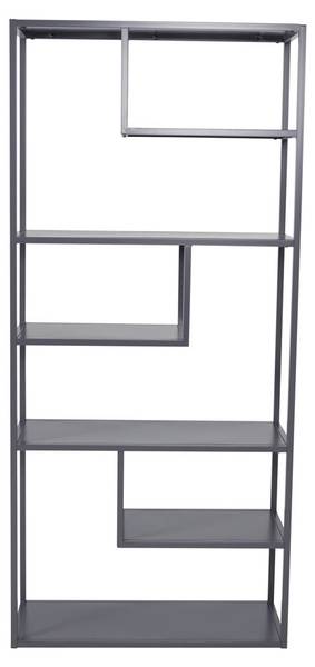 Regal Staal Grau - Stahl - 85 x 188 x 35 cm