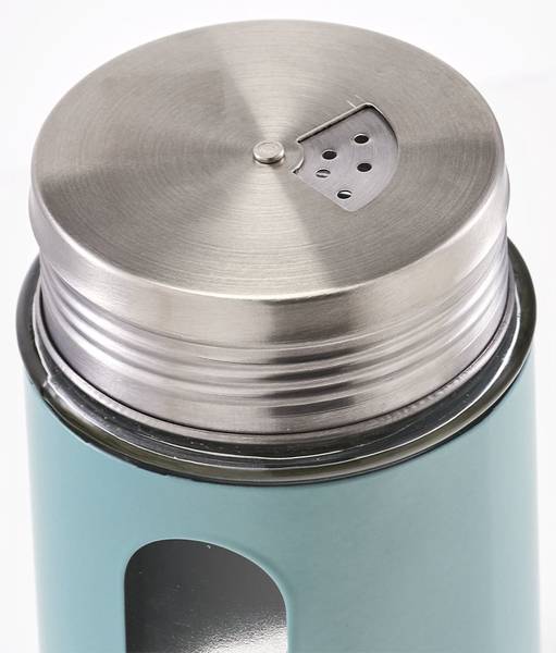 Gewürzstreuer, Glas/Metall, eukalyptus Grün - Glas - 7 x 12 x 7 cm