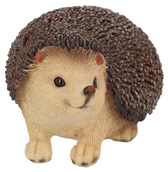 Gartenfigur Igel Braun - Harz - 9 x 8 x 15 cm