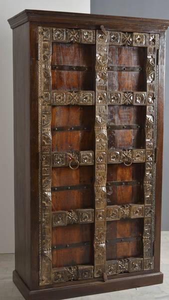 ALMIRAH Schrank Braun - Massivholz - 100 x 180 x 45 cm