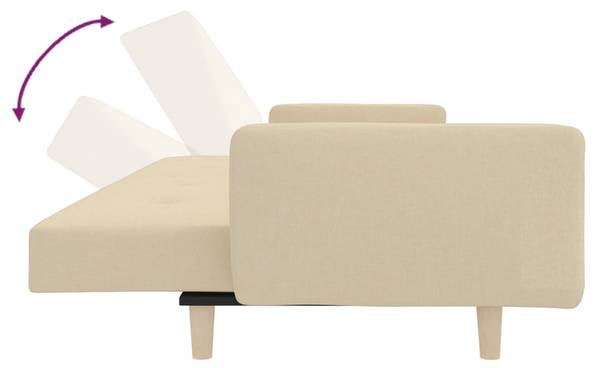 Sofa 2-Sitzer XT8851 Creme