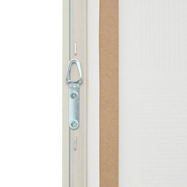 gerahmte bedruckte Leinwand IDRISSA Beige - Holzwerkstoff - 2 x 58 x 58 cm