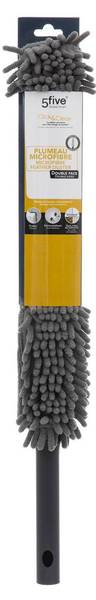 Staubwedelkopf BASIC Grau - Metall - 7 x 2 x 62 cm