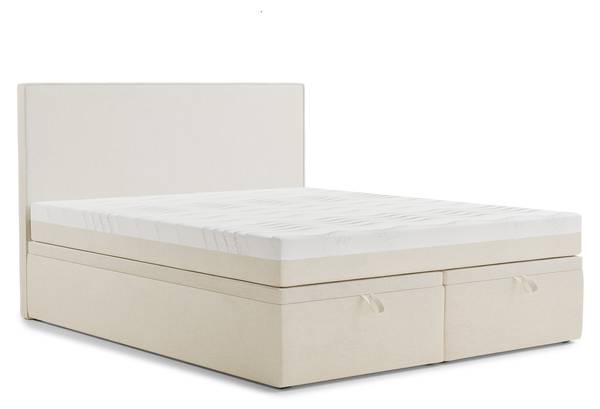 Boxspringbett Tegal Creme - Liegefläche Länge: 140 cm
