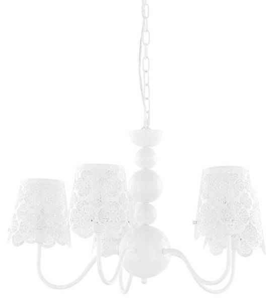 Arianna Pendentif Blanc - Métal - 63 x 37 x 63 cm