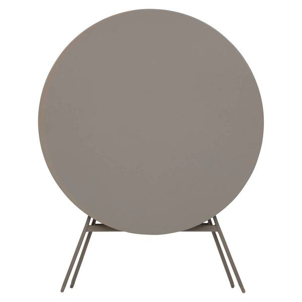 Table de jardin GREENSBORO Marron - Métal - 85 x 71 x 85 cm