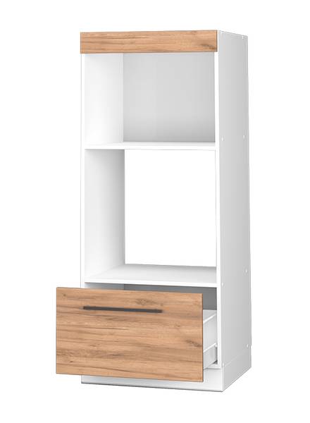 Magnetronkast Fame-Line 38424 eikenhouten look - wit - grijs