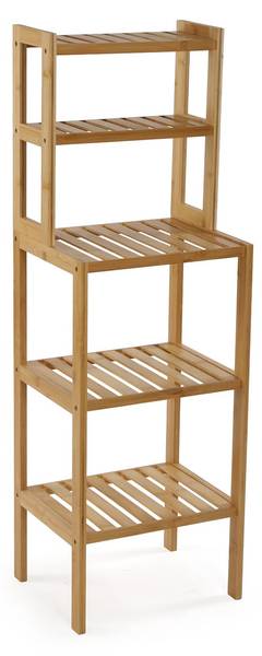 Badezimmerregal 15810076 Beige - Holzverbundwerkstoff - 28 x 110 x 36 cm