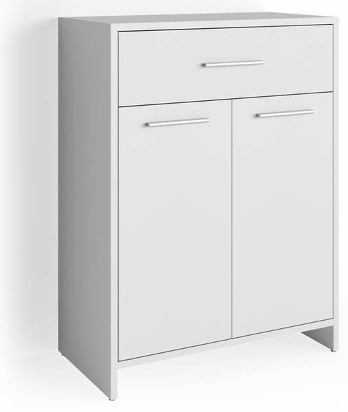 Midischrank Kiko 32017 Weiß - Holzwerkstoff - 60 x 80 x 34 cm