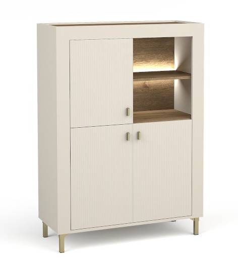 Kommode MOSSA Beige - Braun