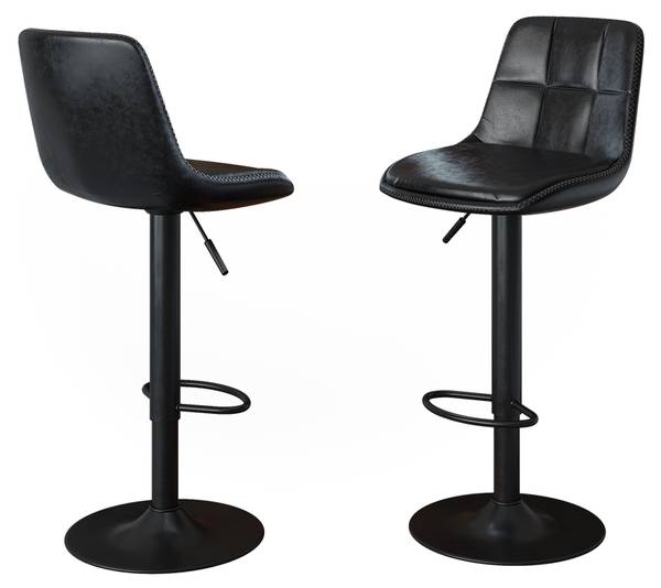 Barhocker 2er Set Sena 59824 2er Set Schwarz