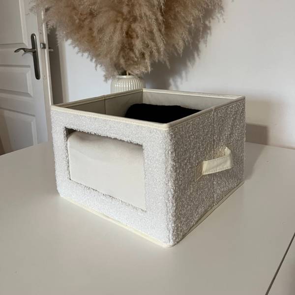 Aufbewahrungsbox 22185 Beige - Polyester - 28 x 30 x 40 cm