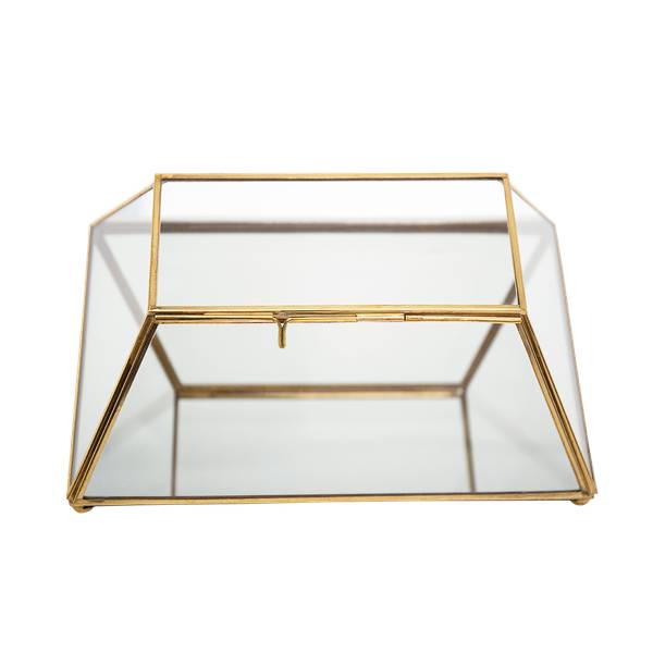 Schmuckaufbewahrung Juna Gold - Metall - 15 x 18 x 26 cm