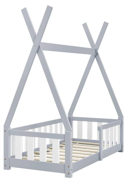 Kinderbett Helsingborg Hellgrau