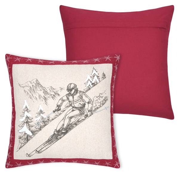 Kissen  ZIBRA 366 Grau - Textil - 45 x 1 x 1 cm