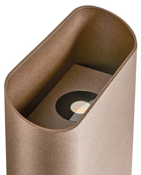 Lampe murale pour l'extérieur MASHIE Marron - Métal - 15 x 20 x 6 cm