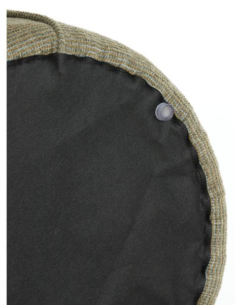 Sitzpuff Domoni Grün - Strukturstoff - Flachgewebe - 50 x 40 x 50 cm