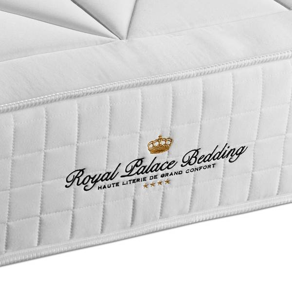 Bettgestell und Matratze Windsor -  120 Schwarz - Massivholz - 120 x 55 x 195 cm