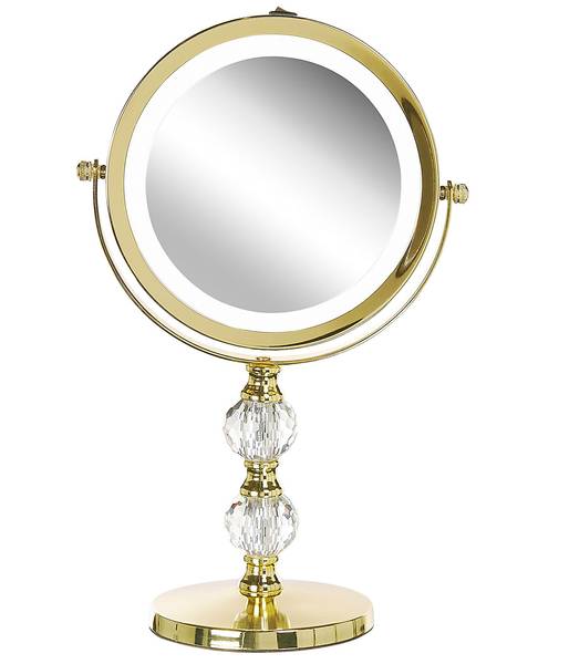 Kosmetikspiegel CLAIRA Gold