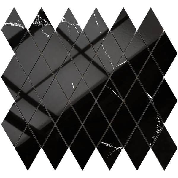 Feinsteinzeugmosaik  MG324 Schwarz - Keramik - 25 x 25 x 29 cm