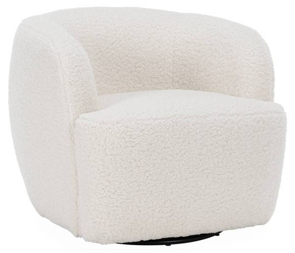 Sessel Weiß - Textil - 77 x 67 x 79 cm