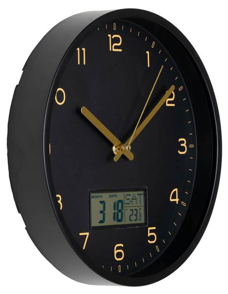 Uhren VK8681847490852 Schwarz - Polypropylen - 25 x 25 x 4 cm