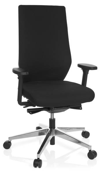 Bürostuhl PRO-TEC 700 Schwarz - Polyester - 60 x 123 x 53 cm