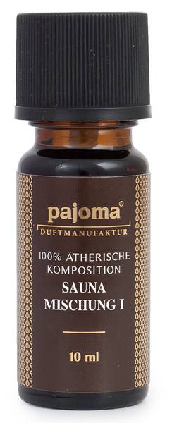 Duftöl 10ml Sauna-Mischung I äther. Braun - Glas - 3 x 7 x 3 cm