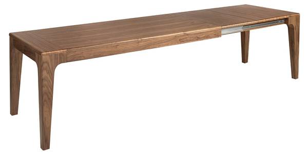 Ausziehbarer Esstisch 1190 Braun - Walnuss - 200 x 75 x 90 cm