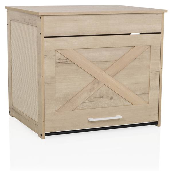 Katzenhaus KITTY PAWBOX 1 Braun - Holzwerkstoff - Holz teilmassiv - 50 x 53 x 60 cm