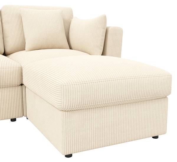 Ecksofa WoodyCHANGE Beige