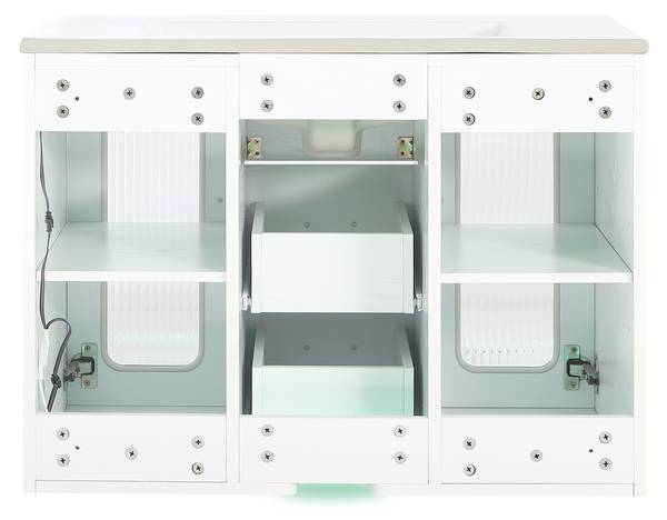 Badezimmerschrank GLOWMU  Ⅲ Weiß