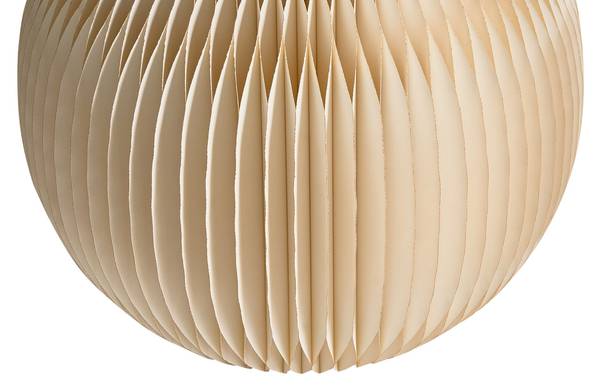 Dekofigur KLARALVEN 2-tlg Beige - Papier - 54 x 90 x 54 cm