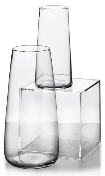 Vase SERENITE Glas - 8 x 15 x 6 cm