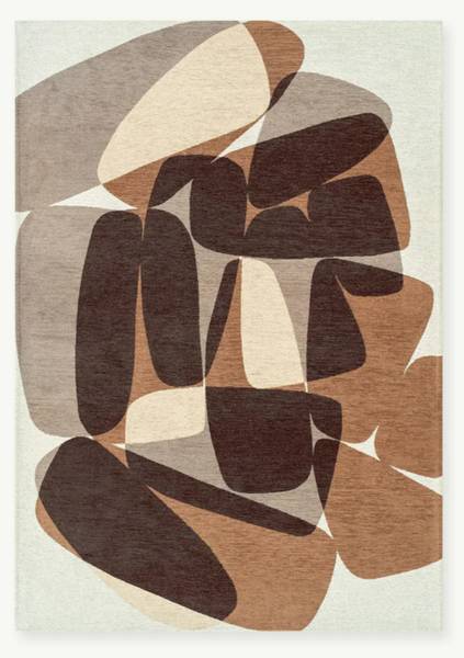 Wohnzimmerteppich ROCKY Braun - 200 x 280 cm