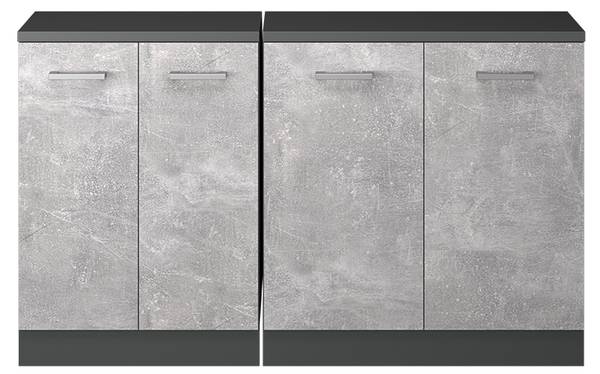 Kastenset voor schuine wand Rion 60252 Breedte: 140 cm