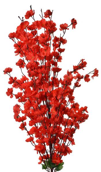 Kunstblume 80859 Rot - Kunststoff - 10 x 100 x 40 cm