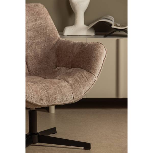 Sessel Wibo Grau - Microfaser - Polyester - ABS - 71 x 94 x 83 cm