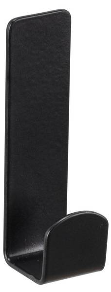 Wandhaken TURBO-LOC LIZAN SCHWARZ Schwarz - Metall - 2 x 7 x 2 cm