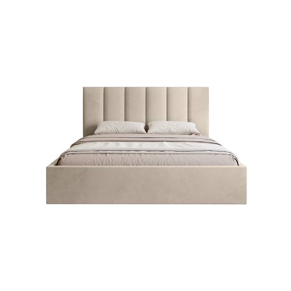 Polsterbett Eloria Beige - Breite: 188 cm