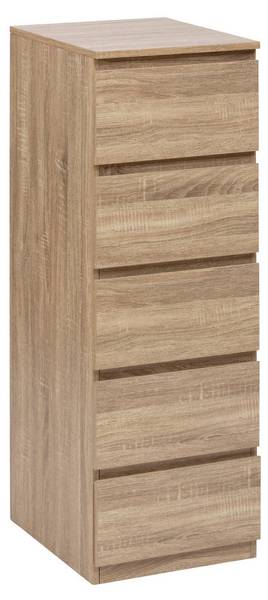 Chiffonier DOLO Beige - Bois manufacturé - 48 x 118 x 40 cm