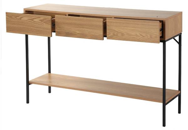 Console TESSA Marron - Bois manufacturé - 35 x 81 x 120 cm