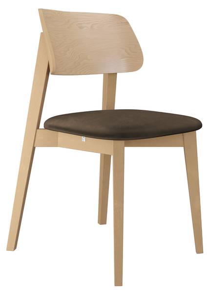 Stuhl KT63 Braun - Eiche