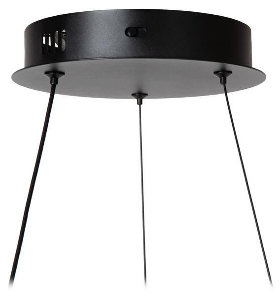 Suspension ESPIRAL Noir - Aluminium - 51 x 120 x 53 cm