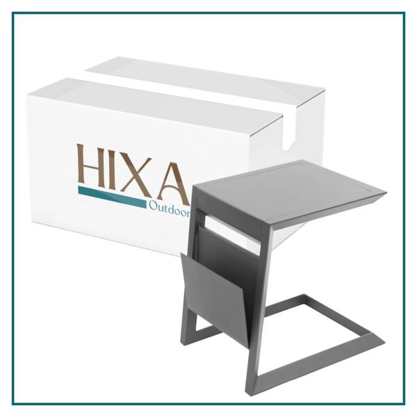 Bijzettafel Allure grijs - aluminium - 45 x 55 x 55 cm