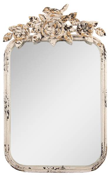 Tischspiegel Garciachester Beige - Metall - 5 x 45 x 27 cm