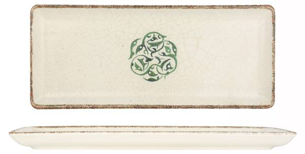 Assiette de service Storia 2 él. Porcelaine - 35 x 1 x 35 cm