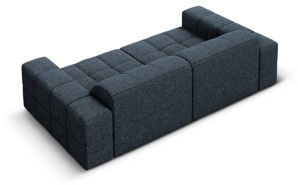 Sofa CHICAGO Hochglanz Nachtblau